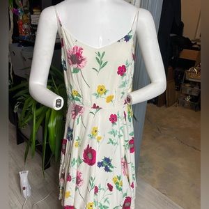 White floral sundress